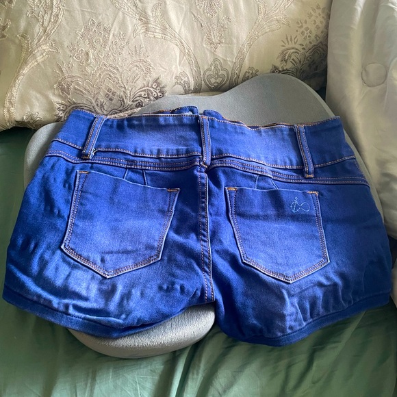 Denim high waist shorts - Picture 1 of 5
